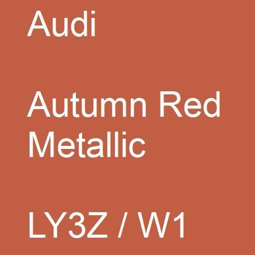 Audi, Autumn Red Metallic, LY3Z / W1.